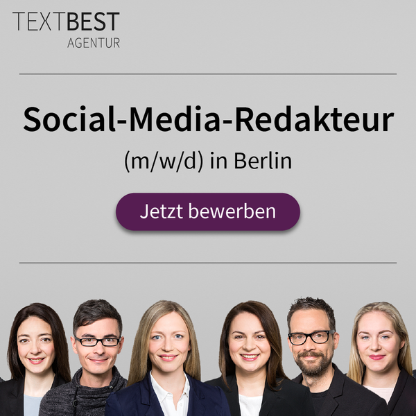 Social-Media-Redakteur (m/w/d)