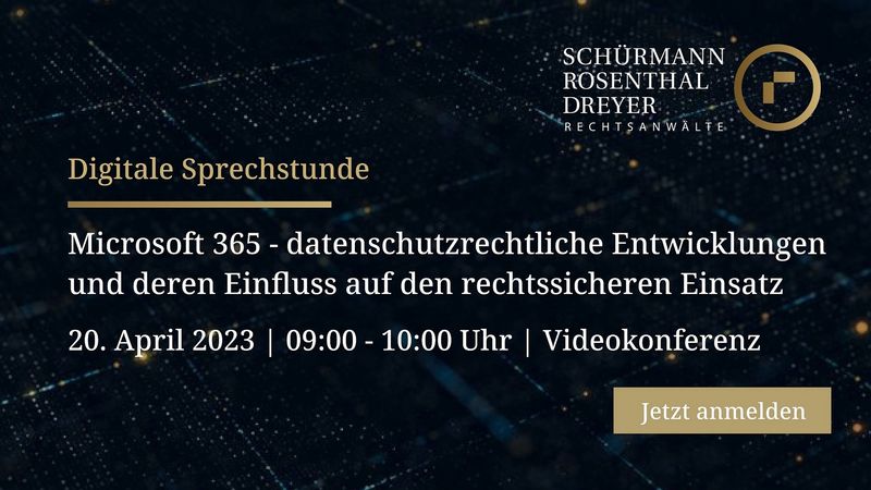 Digitale Sprechstunde zu MS365