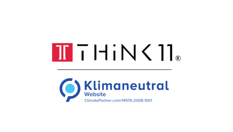 Think11 Webseite ist klimaneutral