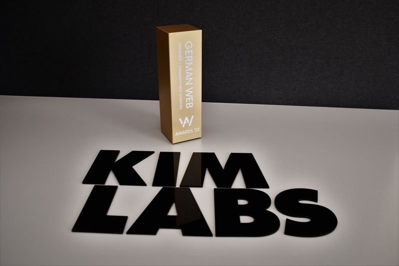 Kim Labs GmbH, German Web Award Gewinner '22