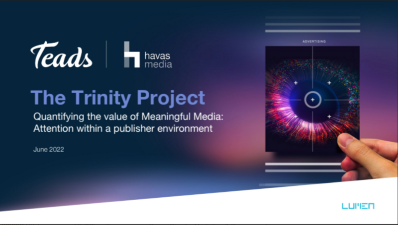 Project Trinity / Havas & Teads