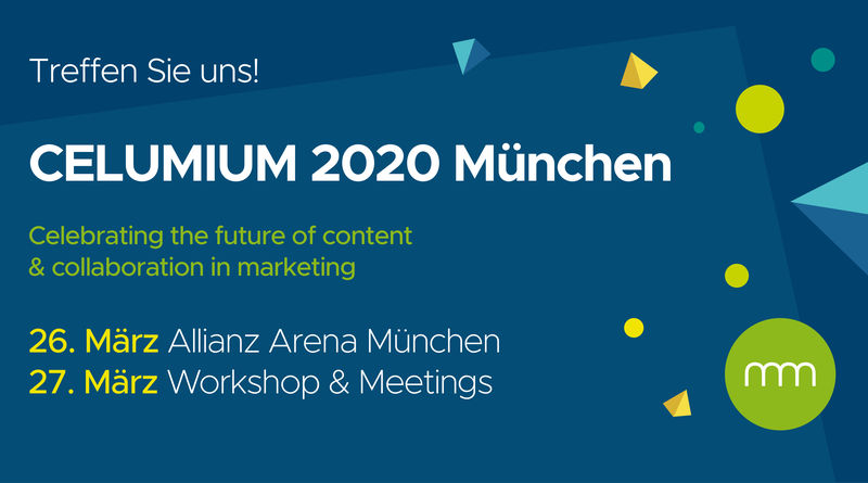 communicode ist als Partner beim CELUMIUM 2020 in München