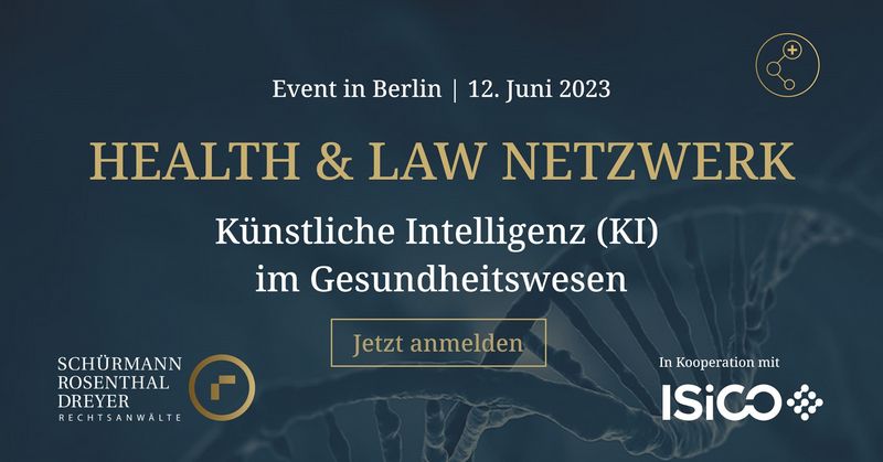Health & Law in Berlin zu KI im Gesundheitswesen