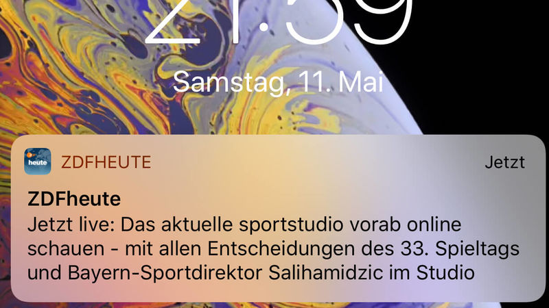 "Breaking Push" für ZDF heute 