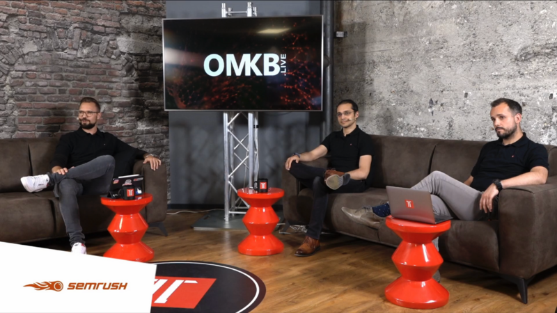 Christoph Steger, Schahab Hosseiny und Mario Rose im Studio der virtuellen OMKB im Juni.