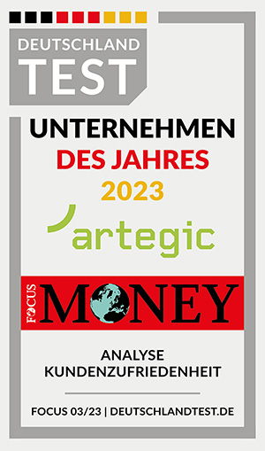 Deutschlandtest: artegic ist Unternehmen des Jahres 2023